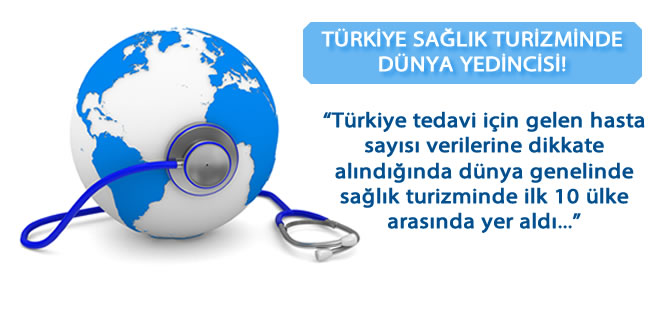 Türkiye sağlık turizminde dünya yedincisi