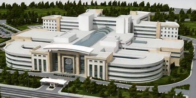 Erol Olçok'un ismi verilen hastanenin inşaatı tamamlandı