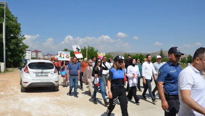 Kahramanmaraş'ta sağlıklı yaşam yürüyüşü düzenlendi