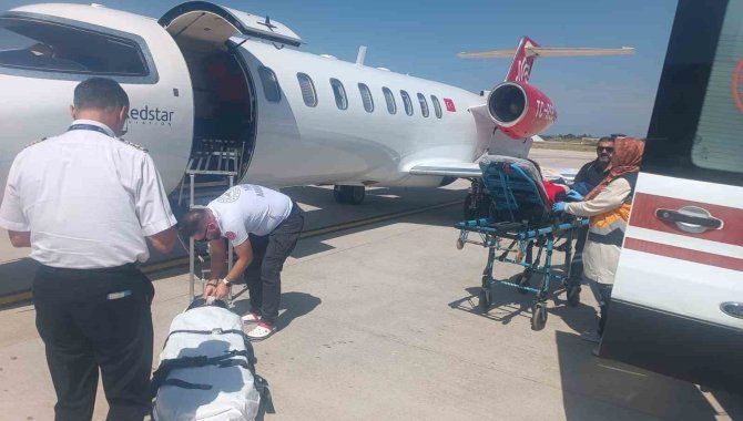 İskemik Svo Tanısı Olan Hasta Uçak Ambulansla Ankara’ya Nakledildi