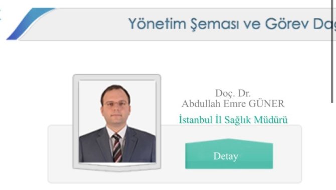 İstanbul İl Sağlık Müdürü Doç. Dr. Abdullah Emre Güner Oldu