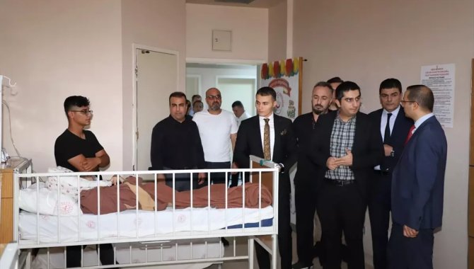 Cizre Kaymakamı Baycar hastanede inceleme bulundu