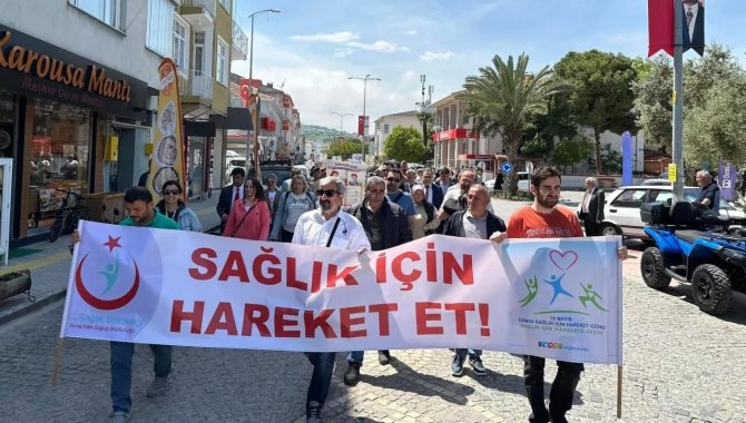 Sinop’un Gerze ilçesinde sağlıklı yaşam yürüyüşü yapıldı