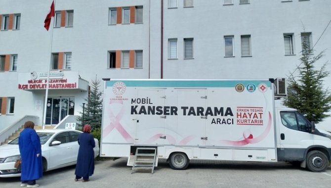 Pazaryeri İlçesinde KETEM Aracıyla Kanser Taraması Yapılıyor