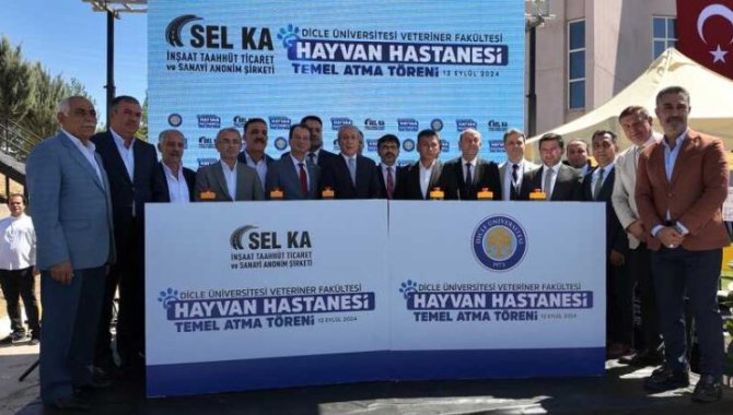 Diyarbakır'da DÜ Veteriner Fakültesi Hayvan Hastanesi Temel Atma Töreni yapıldı