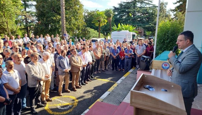 Trabzon'da kalp krizi sonucu vefat eden hemşire için tören düzenlendi