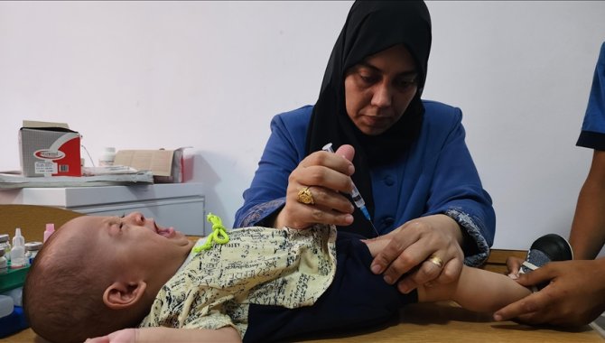 UNICEF: Gazze'de çocuk felci aşısı kampanyasının ikinci turu 14 Ekim'de başlayacak