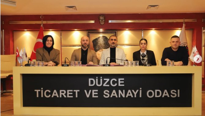 Düzce'de "Ortak Sağlık Güvenlik Birimi" firmaları toplantı yaptı