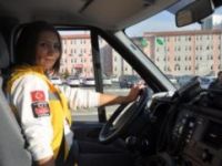 Kırıkkale'ye kadın ambulans şoförü