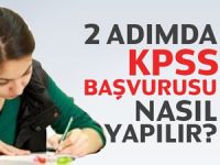 2 adımda KPSS başvurusunu nasıl yapılır?