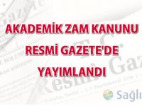 Akademik Zam Kanunu Resmi Gazete'de yayımlandı