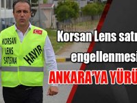 "Korsan gözlük ve lens satışının engellenmesi" için İstanbul'dan Ankara'ya yürüdü