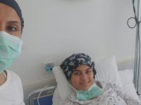 Lenf kanseri tıp öğrencisi için kök hücre kampanyası