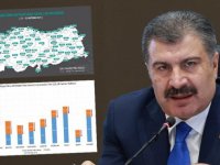 Sağlık Bakanı Koca, son bir haftada her 100 bin kişide görülen Kovid-19 vaka sayılarını açıkladı