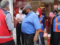 Yozgat'ta sağlık ekipleri esnafa iş yerinde aşı uyguladı