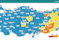Sağlık Bakanı Koca, Kovid-19 risk haritasında rengi değişen illeri paylaştı