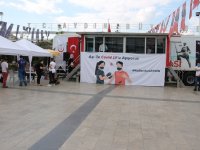 Aydın'da mobil aşı tırıyla randevusuz aşı uygulaması ilgi görüyor