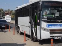 Aydın’da mobil aşı ekibi, halk otobüsü kooperatifinde Kovid-19 aşısı yapıyor