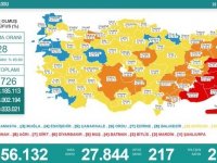 Türkiye'de 27 bin 844 kişinin Kovid-19 testi pozitif çıktı, 217 kişi hayatını kaybetti