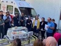 Acil sağlık personeline ambulansta doğum ve yenidoğan eğitimi verildi