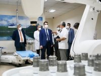 Ankara İl Sağlık Müdürü Kurtcebe, Çubuk Devlet Hastanesini ziyaret etti