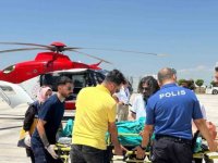 78 Yaşındaki Hasta Ambulans Helikopterle Adana’ya Sevk Edildi