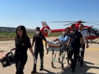 Diyarbakır’da Kalça Kemiği Kırılan Hasta, Ambulans Helikopter İle Hastaneye Sevk Edildi