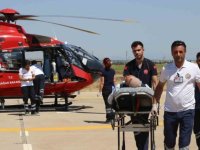 Diyarbakır’da Kalp Krizi Geçiren 72 Yaşındaki Adam Ambulans Helikopterle Hastaneye Sevk Edildi