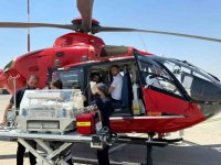 Şırnak’ta Ambulans Helikopter Umut Bebek İçin Havalandı
