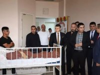 Cizre Kaymakamı Baycar hastanede inceleme bulundu