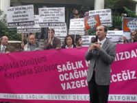 İstanbul Aile Hekimliği Uygulaması Protesto Edildi