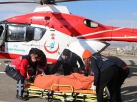 Ambulans helikopter İç Anadolu'daki acil hastaların imdadına yetişiyor