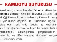 Gıda Ve Kontrol Genel Müdürlüğü Domuz Etinin Kasaplık Etler Sınıfına Alındığı Yönündeki İddiaları Yalanladı