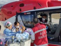 Helikopter Ambulans 22 Günlük Bebek İçin Havalandı