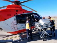 Şanlıurfa'da ambulans helikopter 25 günlük bebek için havalandı